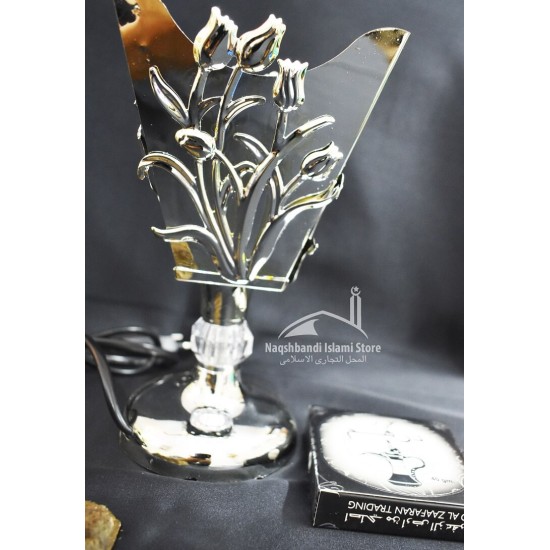 Silver Leave Style Electric Incense Burner 