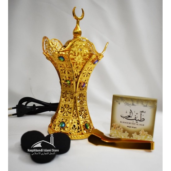 The Golden Stone Style Electric Incense Burner