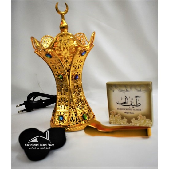 The Golden Stone Style Electric Incense Burner