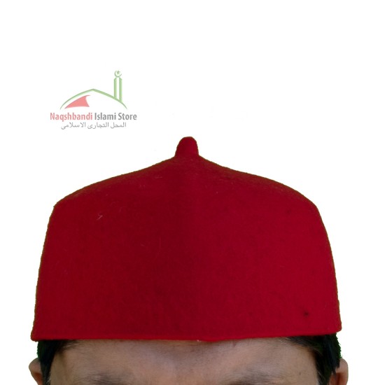 Red Rumi Hat – Traditional Wool Hat for Comfort and Style