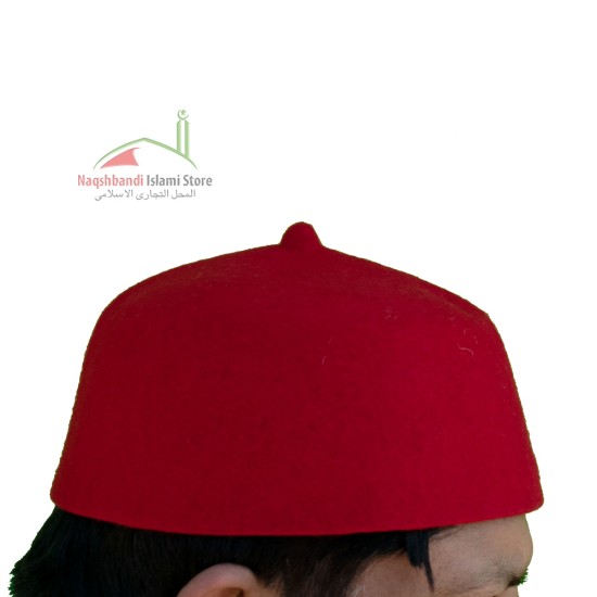 Red Rumi Hat – Traditional Wool Hat for Comfort and Style