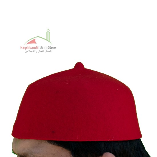 Red Rumi Hat – Traditional Wool Hat for Comfort and Style