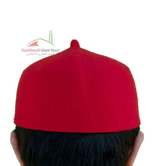 Red Rumi Hat – Traditional Wool Hat for Comfort and Style