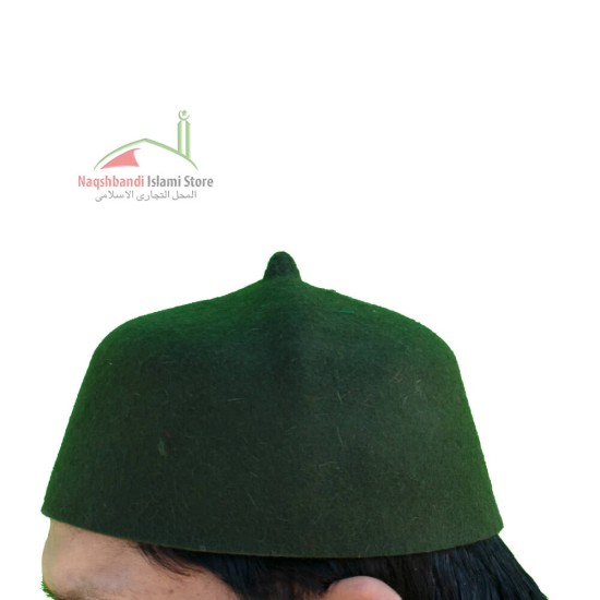 Mehndi Green Rumi Hat – Wool Hat with Tradition and Comfort