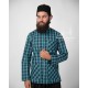 Muslim Sea Blue lining Shirt Sufi Islamic Clothing