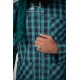 Muslim Sea Blue lining Shirt Sufi Islamic Clothing