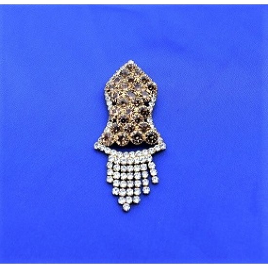 New Brown Pearls Nalain Sharif Small Badge 