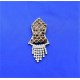 New Brown Pearls Nalain Sharif Small Badge 