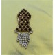 New Brown Pearls Nalain Sharif Small Badge 