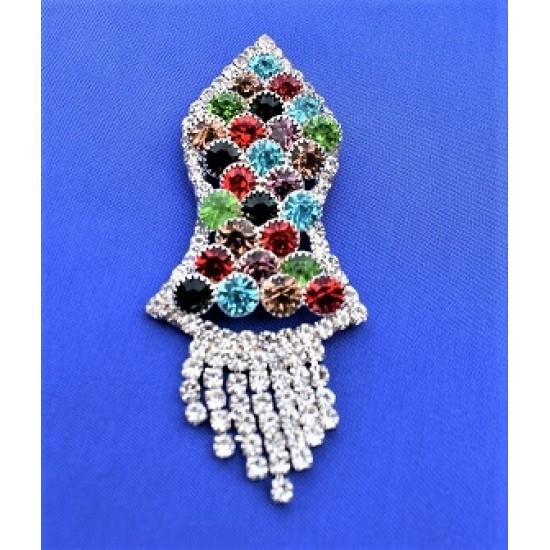 New Multicolor Pearls Nalain Sharif Small Badge 