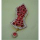 New Red Pearls Nalain Pak Large Badge 