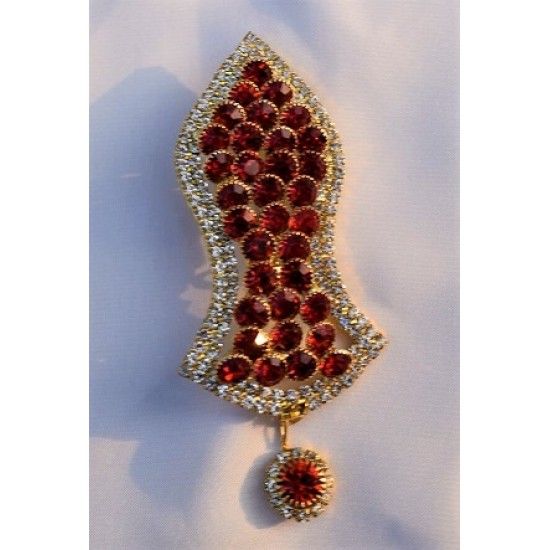 New Red Pearls Nalain Pak Large Badge 