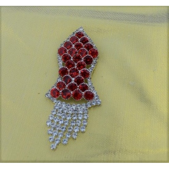 New Red Pearls Nalain Sharif Small Badge 