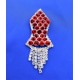 New Red Pearls Nalain Sharif Small Badge 