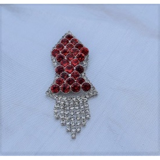 New Red Pearls Nalain Sharif Small Badge 