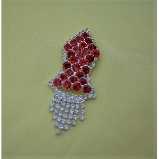 New Red Pearls Nalain Sharif Small Badge 