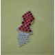 New Red Pearls Nalain Sharif Small Badge 