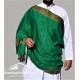 Baghdadi Shawl Sufi Muslim Green Kashmiri Pashmina Shawl Wool Woven Embroidery 