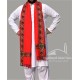 Baghdadi Shawl Sufi Muslim Red Kashmiri Pashmina Shawl Wool Woven Embroidery 