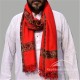 Baghdadi Shawl Sufi Muslim Red Kashmiri Pashmina Shawl Wool Woven Embroidery 