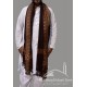 Baghdadi Shawl Sufi Muslim Brown Kashmiri Pashmina Shawl Wool Woven Embroidery 