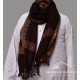 Baghdadi Shawl Sufi Muslim Brown Kashmiri Pashmina Shawl Wool Woven Embroidery 