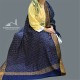 Women Navy Blue Full Embroidered Kashmiri Shawl