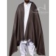 Mix Woolen Dark Grey Plain Kashmiri Shawl for Men