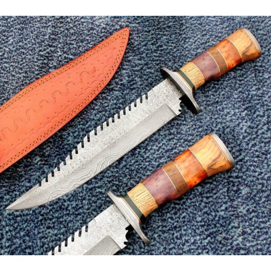 ND-106 Colorful Beautiful 16 inches Handle Bowie Knife