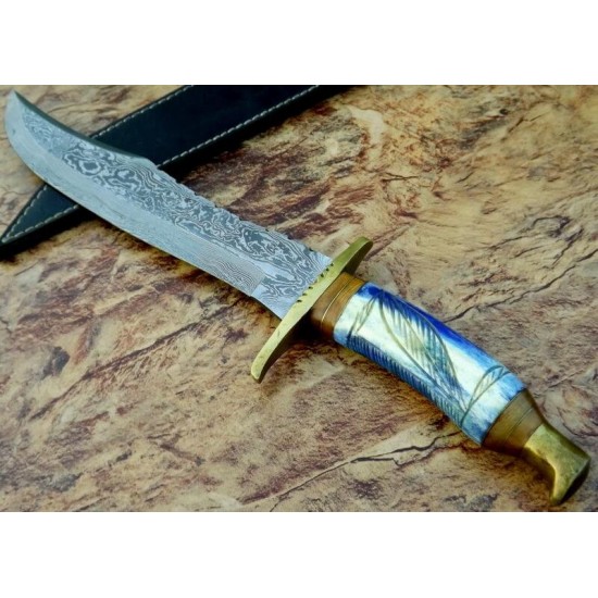 ND-109 Camel Bone Handle 18 inches Bowie Knife