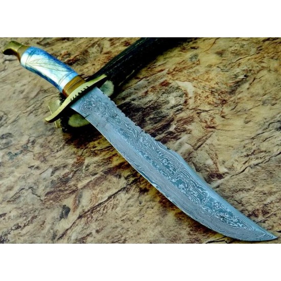 ND-109 Camel Bone Handle 18 inches Bowie Knife