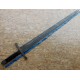 NS-115 CUSTOM HANDMADE 48 Inches Damascus Steel Beautiful Sword