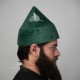 Kufi Cone Taj Dark Green Sufi Muslim Hat