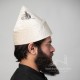 Kufi Cone Taj White Kufi Muslim White Hat 