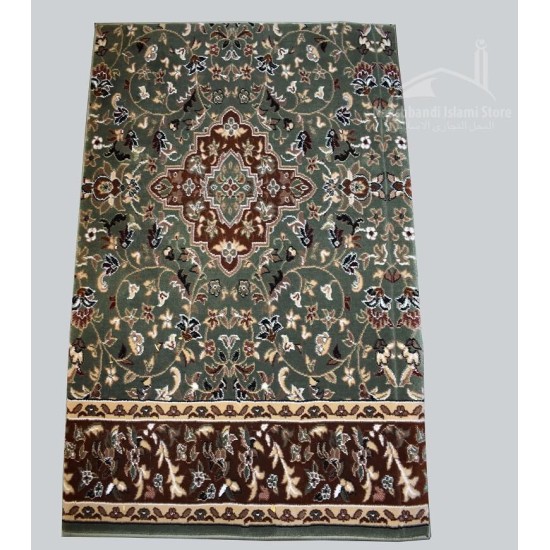Beautiful Pattern New Islamic Green Prayer Rug Premium Quality Large Size