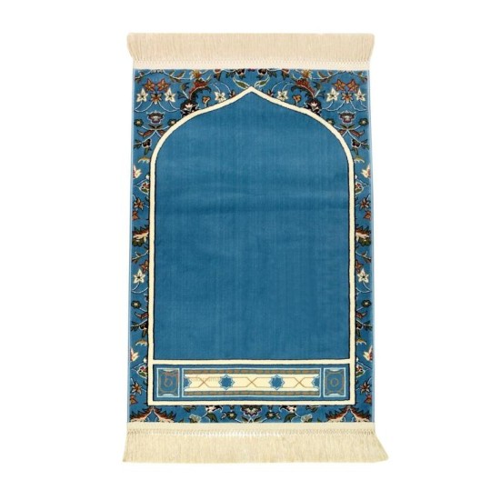 Makkah imam prayer mat - Light Blue color