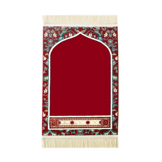 Makkah imam prayer mat - Red color