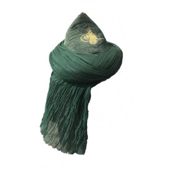 Authentic Hazrat Omer Turbesi Shrine Turban | Sacred Islamic Artifact